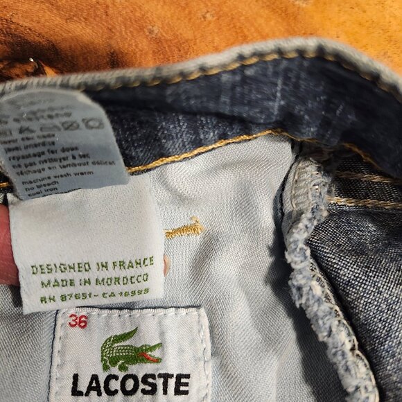 Vintage Skirt jeans Lacoste size 4 - Picture 3 of 6